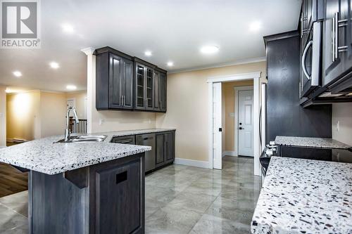 37 Kennedys Lane, Holyrood, NL - Indoor Photo Showing Kitchen With Double Sink