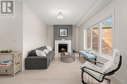 29 Oliana Way, Brampton, ON - Indoor Photo Showing Living Room With Fireplace