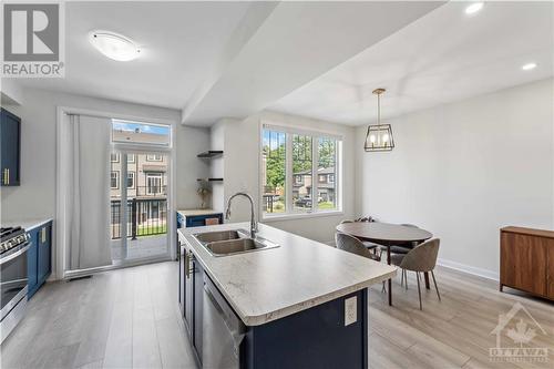 209 Attwell Private, Kanata, ON - Indoor Photo Showing Kitchen With Double Sink