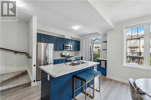 209 Attwell Private, Kanata, ON - Indoor Photo Showing Kitchen With Stainless Steel Kitchen With Double Sink