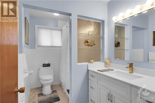 Updated Main Level Bathroom. - 2536 Traverse Drive, Ottawa, ON - Indoor Photo Showing Bathroom