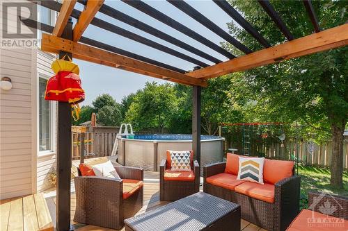 14 Maple Stand Way, Ottawa, ON - Outdoor With Above Ground Pool With Deck Patio Veranda With Exterior