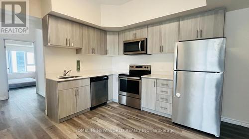 502 - 246 Lester Street, Waterloo, ON - Indoor Photo Showing Kitchen With Stainless Steel Kitchen