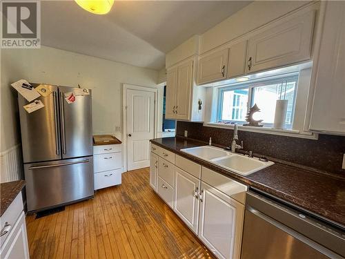 4 Hall Street, Gore Bay, Manitoulin Island, ON - Indoor Photo Showing Kitchen With Double Sink