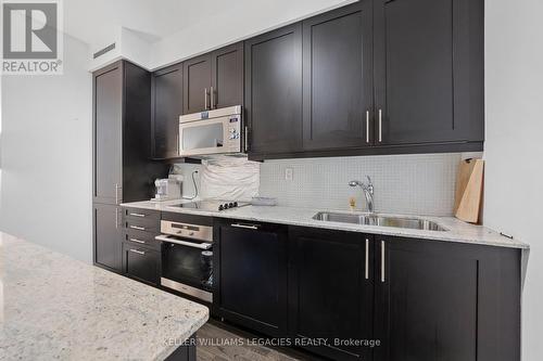 416 - 1 Bedford Road, Toronto, ON - Indoor Photo Showing Kitchen With Double Sink With Upgraded Kitchen