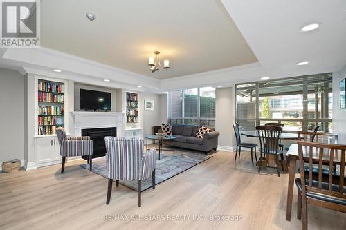 104 - 55 The Boardwalk Way, Markham (Greensborough), ON - Indoor With Fireplace