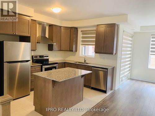 278 Lagerfeld Drive, Brampton, ON - Indoor Photo Showing Kitchen With Stainless Steel Kitchen With Double Sink