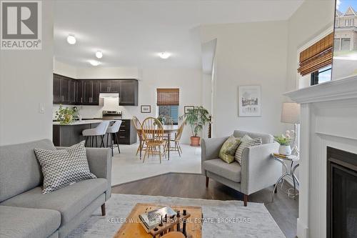 160 Rosswell Drive, Clarington (Courtice), ON - Indoor Photo Showing Living Room With Fireplace