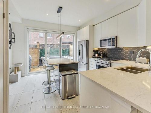 22-80 Daisy Ave, Toronto, ON - Indoor Photo Showing Kitchen With Double Sink With Upgraded Kitchen