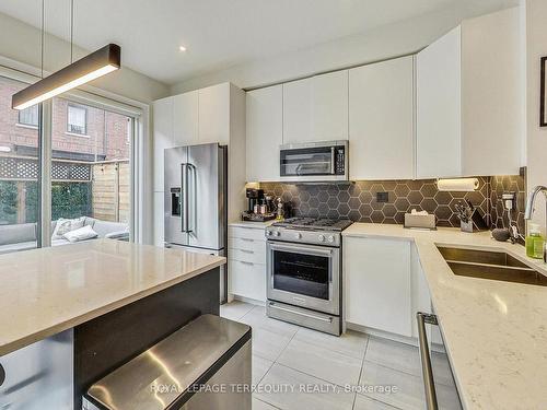 22-80 Daisy Ave, Toronto, ON - Indoor Photo Showing Kitchen With Double Sink