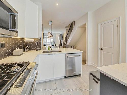 22-80 Daisy Ave, Toronto, ON - Indoor Photo Showing Kitchen With Double Sink