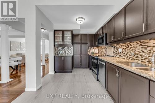 7287 Aldercrest Drive, Mississauga, ON - Indoor Photo Showing Kitchen With Double Sink