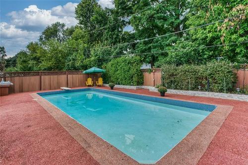 1318 Rosemary Crescent, Burlington, ON - Outdoor With In Ground Pool With Backyard