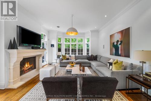 242 Hillhurst Boulevard, Toronto (Bedford Park-Nortown), ON - Indoor Photo Showing Living Room With Fireplace