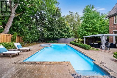 242 Hillhurst Boulevard, Toronto (Bedford Park-Nortown), ON - Outdoor With In Ground Pool With Backyard