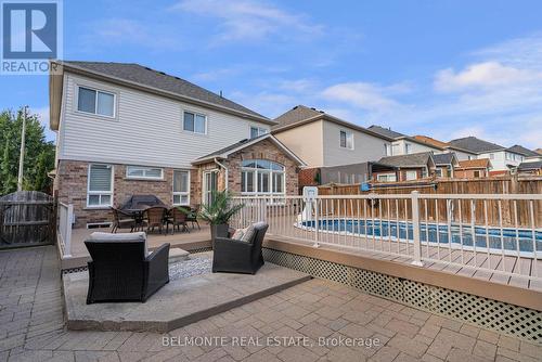 863 Coldstream Drive, Oshawa (Taunton), ON - Outdoor With Above Ground Pool With Deck Patio Veranda With Exterior