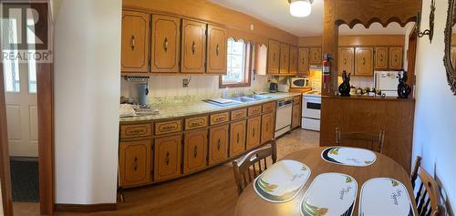 125-127 Main Street, Port Au Port West, NL - Indoor Photo Showing Kitchen With Double Sink