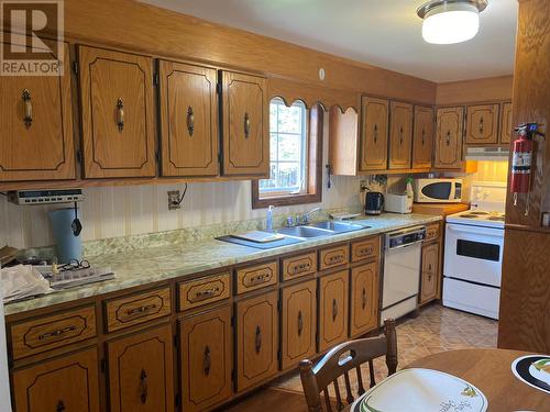 125-127 Main Street, Port Au Port West, NL - Indoor Photo Showing Kitchen With Double Sink