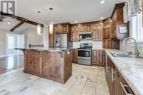 56B The Battery Road, Spaniards Bay, NL - Indoor Photo Showing Kitchen With Double Sink With Upgraded Kitchen