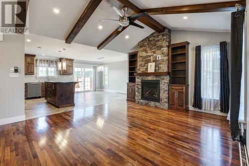 56B The Battery Road, Spaniards Bay, NL - Indoor Photo Showing Living Room With Fireplace