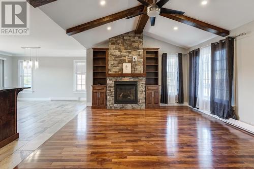 56B The Battery Road, Spaniards Bay, NL - Indoor Photo Showing Living Room With Fireplace