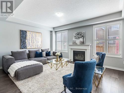 63 Leadenhall Road, Brampton (Northwest Brampton), ON - Indoor Photo Showing Living Room With Fireplace