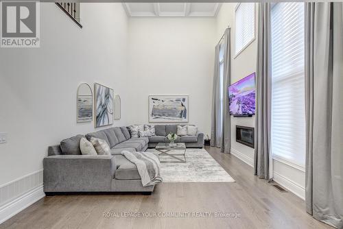 119 Lady Jessica Drive, Vaughan, ON - Indoor Photo Showing Living Room With Fireplace