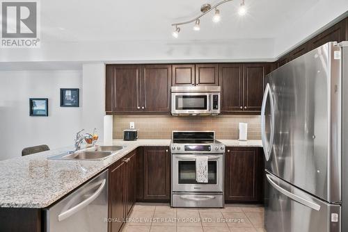 514 - 1403 Royal York Road, Toronto (Humber Heights), ON - Indoor Photo Showing Kitchen With Stainless Steel Kitchen With Double Sink