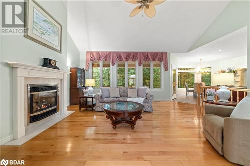 33 Yuill Crescent, Prince Edward County, ON - Indoor Photo Showing Living Room With Fireplace