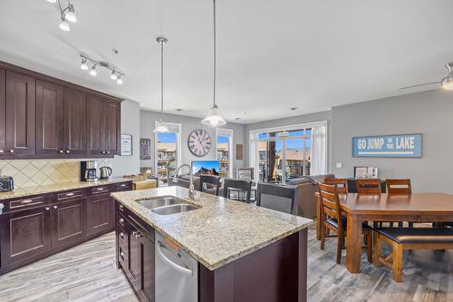 4403-4038 Pritchard Drive, West Kelowna, BC - Indoor Photo Showing Kitchen With Double Sink With Upgraded Kitchen