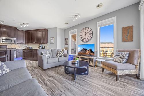 4403-4038 Pritchard Drive, West Kelowna, BC - Indoor Photo Showing Living Room With Fireplace