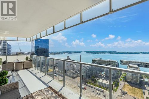 2609 - 28 Freeland Street, Toronto (Waterfront Communities), ON - Outdoor With Body Of Water With Balcony With View With Exterior