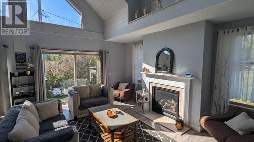 1070 Lee Valley Road, Massey, ON - Indoor Photo Showing Living Room With Fireplace