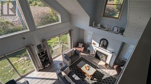 1070 Lee Valley Road, Massey, ON - Indoor Photo Showing Other Room With Fireplace