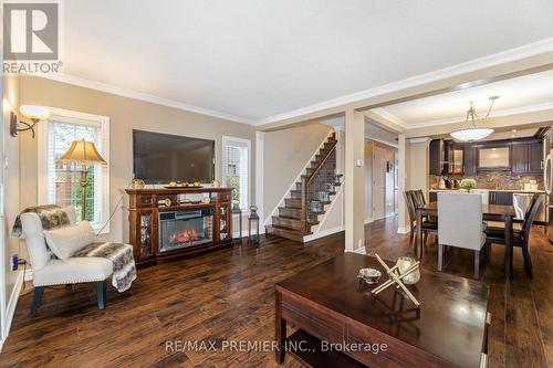 40 Agincourt Road, Vaughan, ON - Indoor Photo Showing Living Room With Fireplace