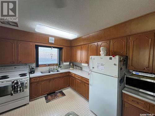 409 Saskatchewan Avenue, Foam Lake, SK - Indoor Photo Showing Kitchen With Double Sink