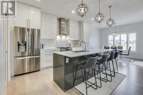 2136 Tokala Trail, London, ON - Indoor Photo Showing Kitchen With Stainless Steel Kitchen With Upgraded Kitchen