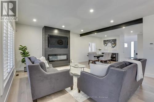 2136 Tokala Trail, London, ON - Indoor Photo Showing Other Room With Fireplace