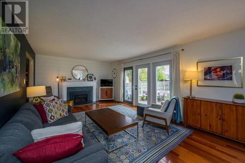 164 Nicholson Street, Prince George, BC - Indoor Photo Showing Living Room With Fireplace