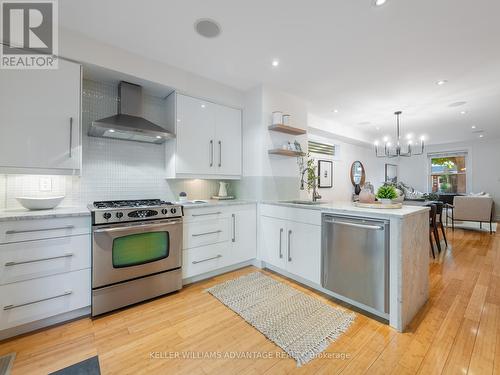 73 Wayland Avenue, Toronto (East End-Danforth), ON - Indoor Photo Showing Kitchen With Stainless Steel Kitchen With Upgraded Kitchen