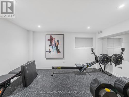 73 Wayland Avenue, Toronto (East End-Danforth), ON - Indoor Photo Showing Gym Room