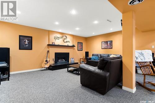 161 3Rd Street, Pilot Butte, SK - Indoor With Fireplace