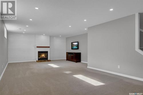 2015 E Ball Road, Regina, SK - Indoor With Fireplace