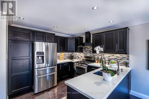 865 White Ash Drive, Whitby (Williamsburg), ON - Indoor Photo Showing Kitchen With Stainless Steel Kitchen With Double Sink With Upgraded Kitchen