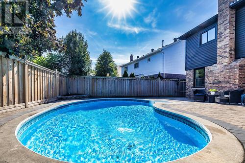 865 White Ash Drive, Whitby (Williamsburg), ON - Outdoor With In Ground Pool With Backyard