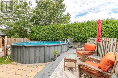 1 Chantilly Gate, Ottawa, ON - Outdoor With Above Ground Pool With Deck Patio Veranda