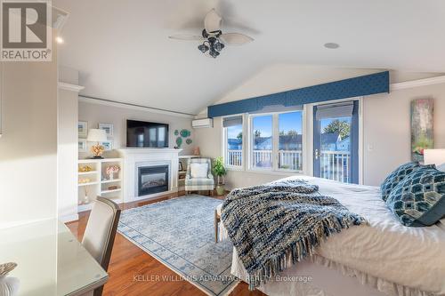 50 Joseph Duggan Road, Toronto (The Beaches), ON - Indoor Photo Showing Bedroom With Fireplace