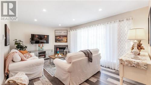 855 8Th Avenue E, Owen Sound, ON - Indoor Photo Showing Living Room With Fireplace