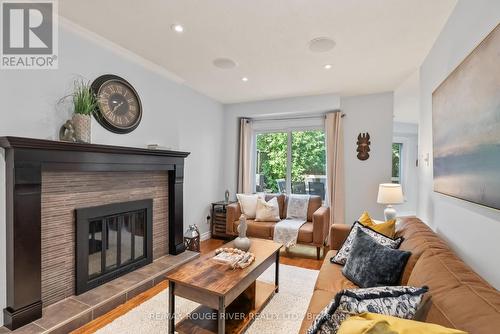 22 Walker Crescent, Ajax (South West), ON - Indoor Photo Showing Living Room With Fireplace