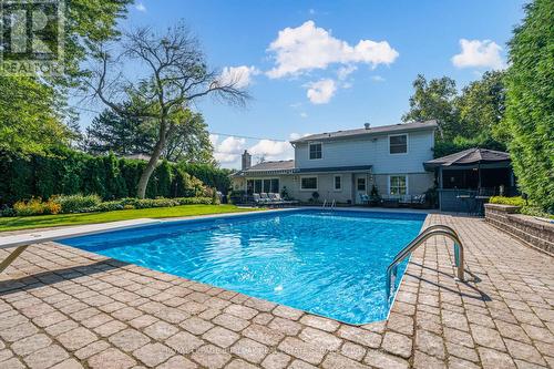 1331 Tyandaga Park Drive, Burlington (Tyandaga), ON - Outdoor With In Ground Pool With Deck Patio Veranda With Backyard